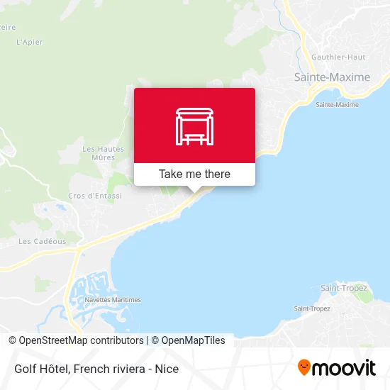 Golf Hôtel map