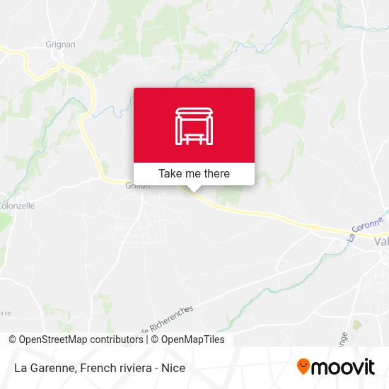 La Garenne map