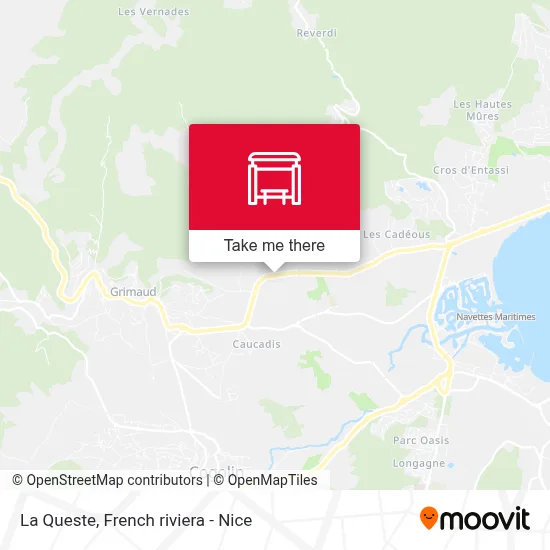 La Queste map