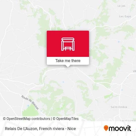 Relais De L'Auzon map