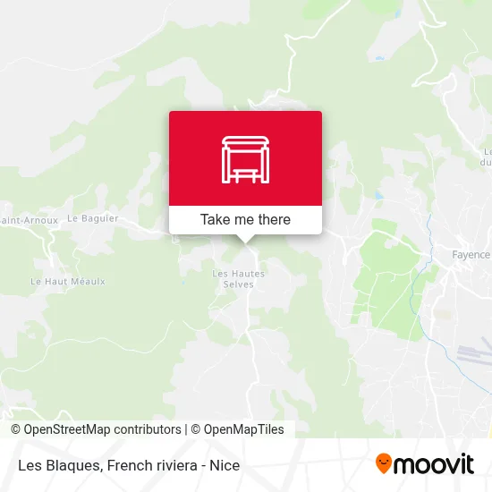 Les Blaques map