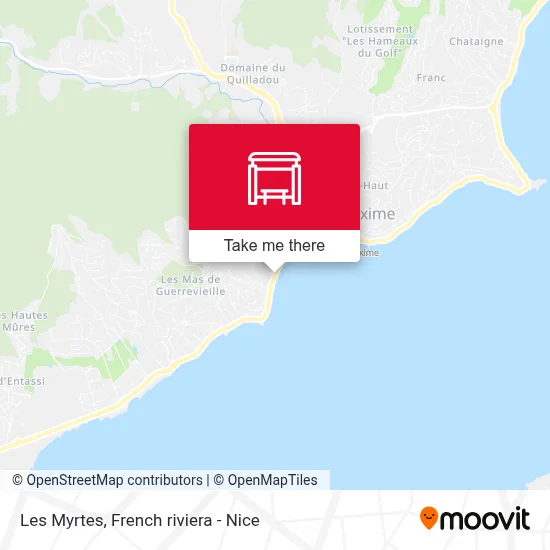 Les Myrtes map