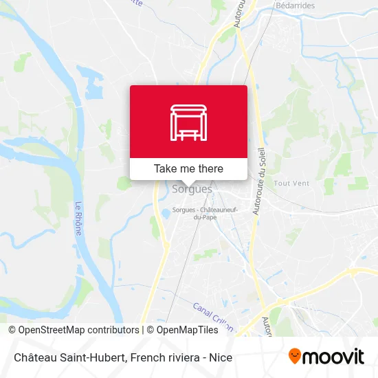 Château Saint-Hubert map