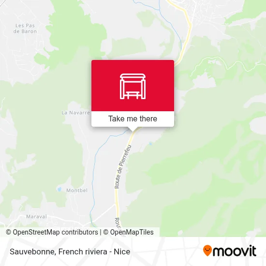 Sauvebonne map