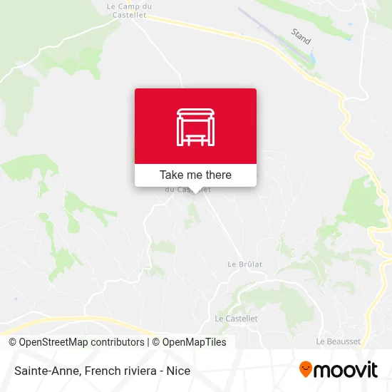 Sainte-Anne map
