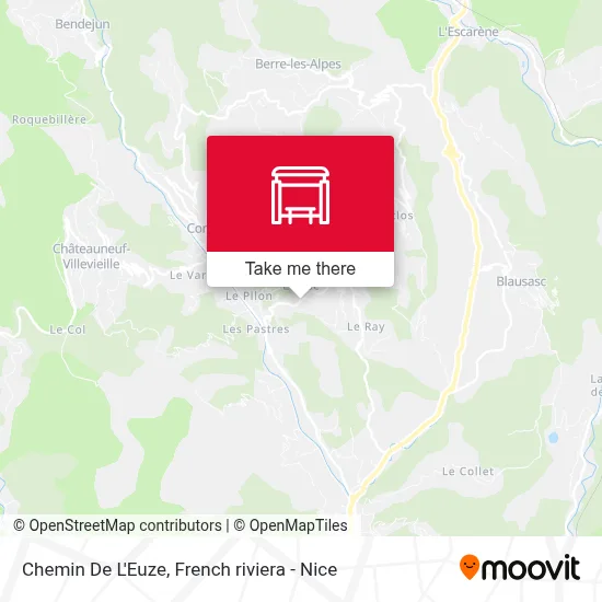 Chemin De L'Euze map