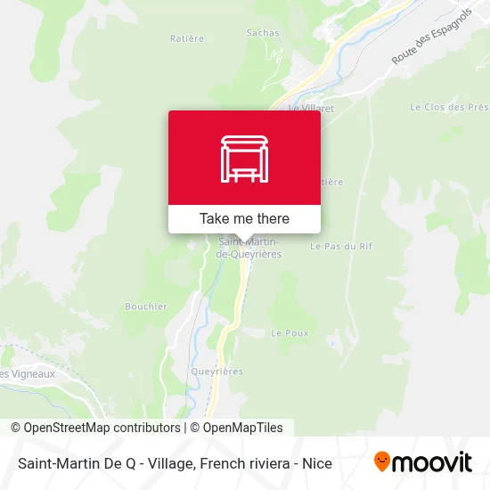Saint-Martin De Q - Village map