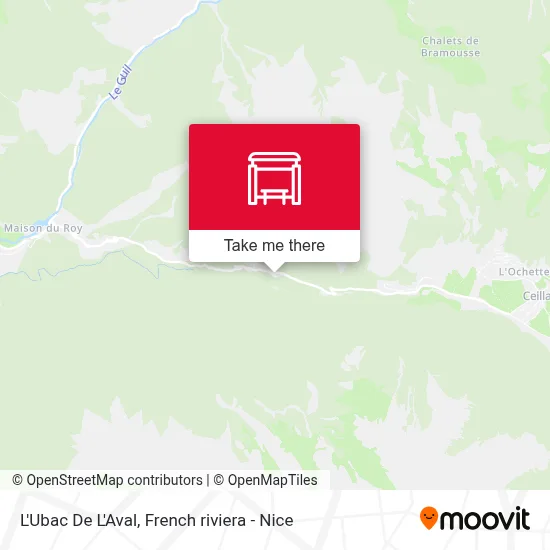 L'Ubac De L'Aval map
