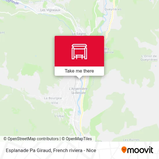 Esplanade Pa Giraud map