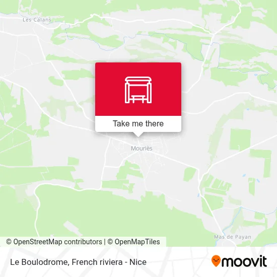 Le Boulodrome map
