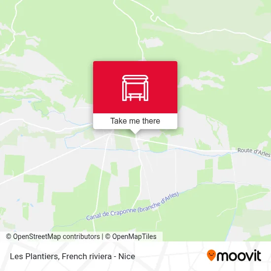 Les Plantiers map