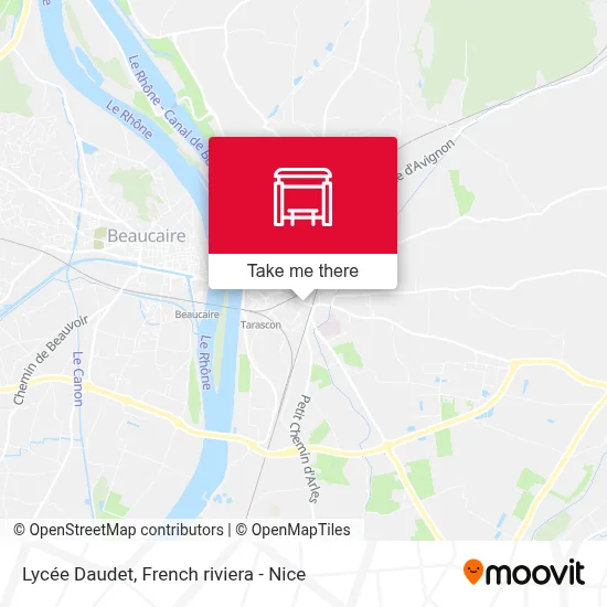 Lycée Daudet map