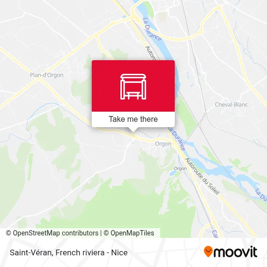 Saint-Véran map