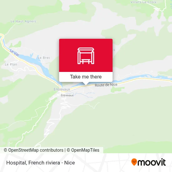 Hôpital map