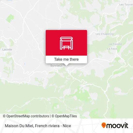 Maison Du Miel map