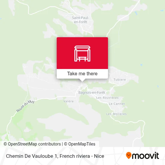 Chemin De Vauloube 1 map