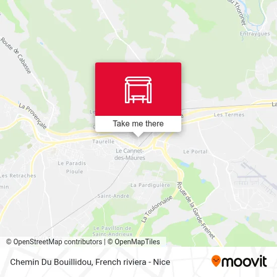 Chemin Du Bouillidou map
