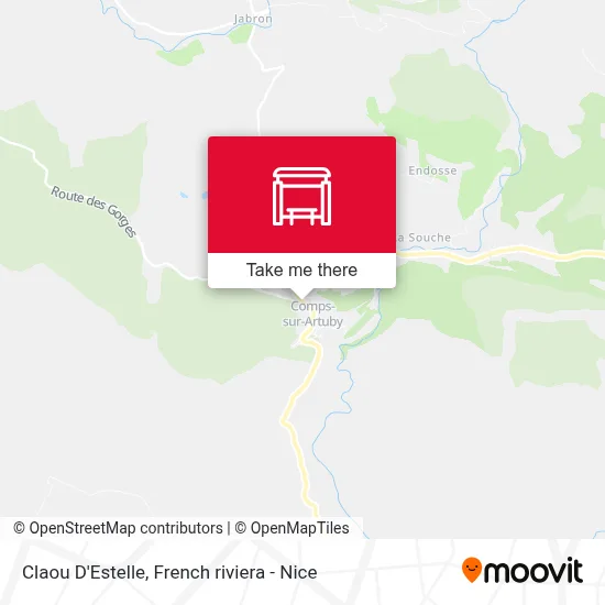 Claou D'Estelle map
