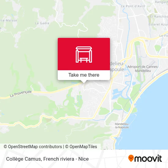 Collège Camus map