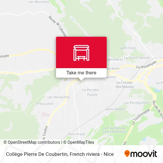 Collège Pierre De Coubertin map