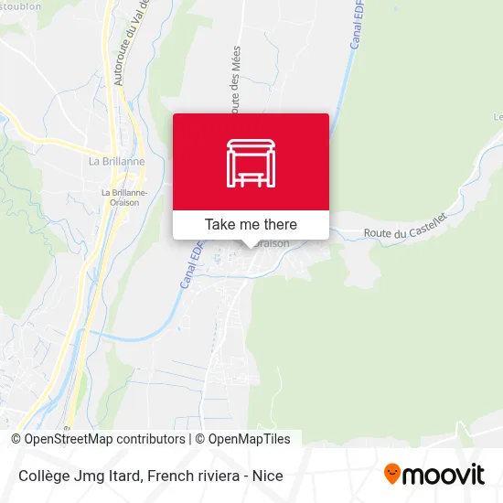 Collège Jmg Itard map