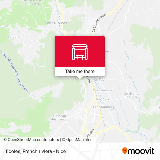 Écoles map