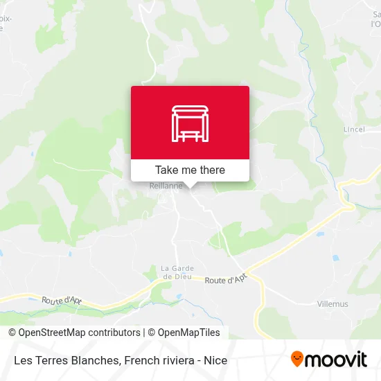 Les Terres Blanches map