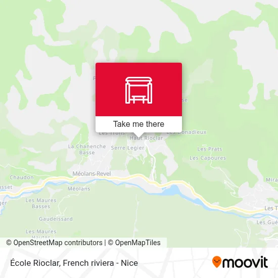 École Rioclar map