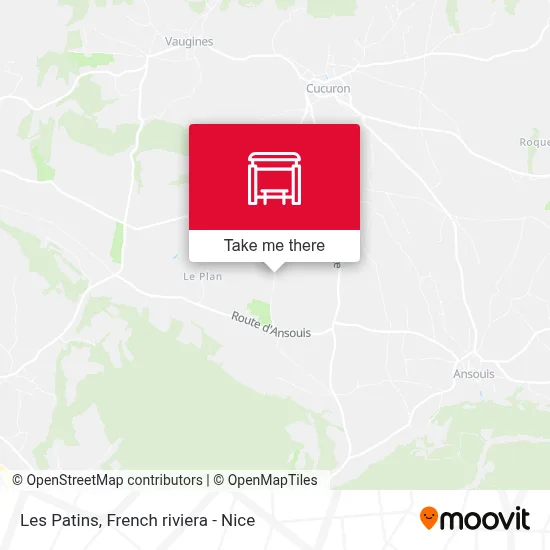 Les Patins map