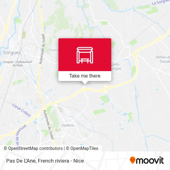 Pas De L'Ane map
