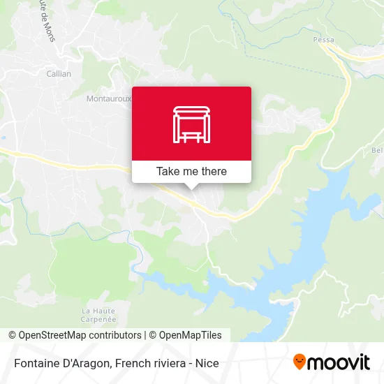 Fontaine D'Aragon map