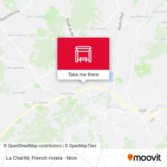 La Charité map