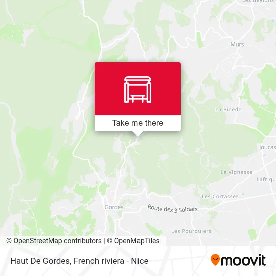 Haut De Gordes map