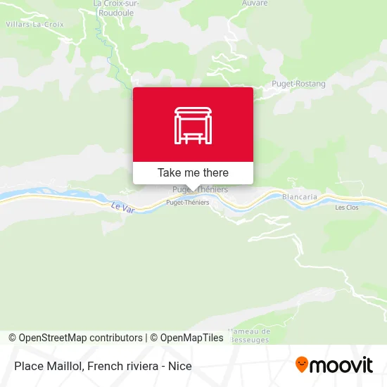 Place Maillol map