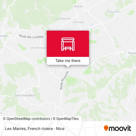 Les Marres map