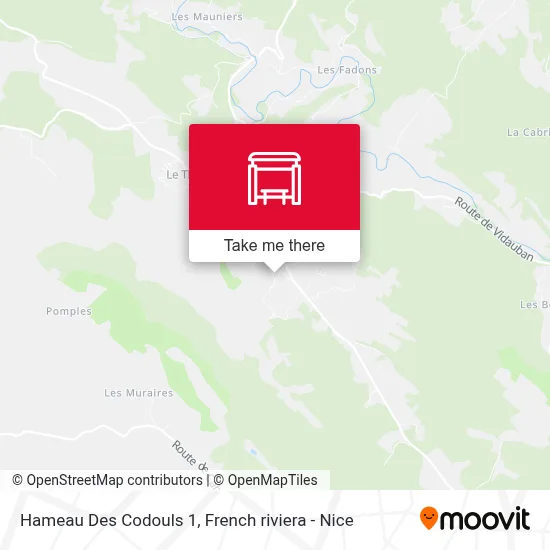 Hameau Des Codouls 1 map