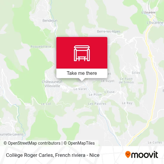 Collège Roger Carles map