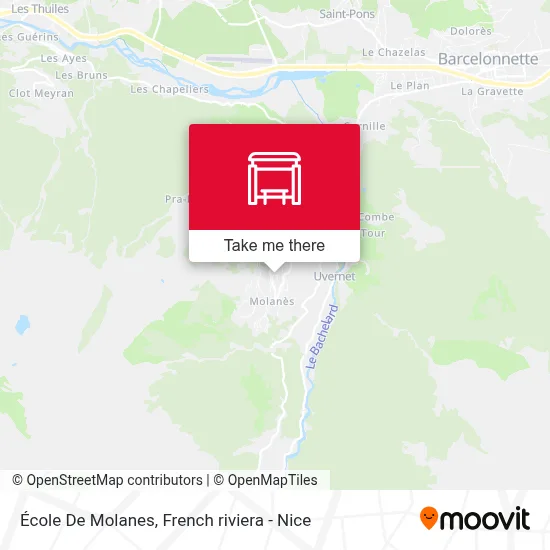 École De Molanes map
