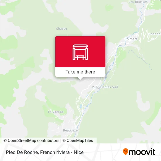 Pied De Roche map