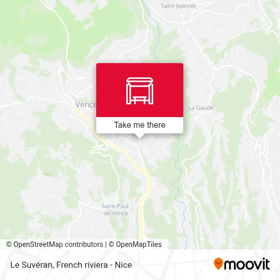 Le Suvéran map