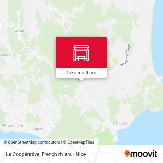 La Coopérative map