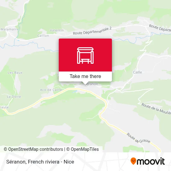 Séranon map