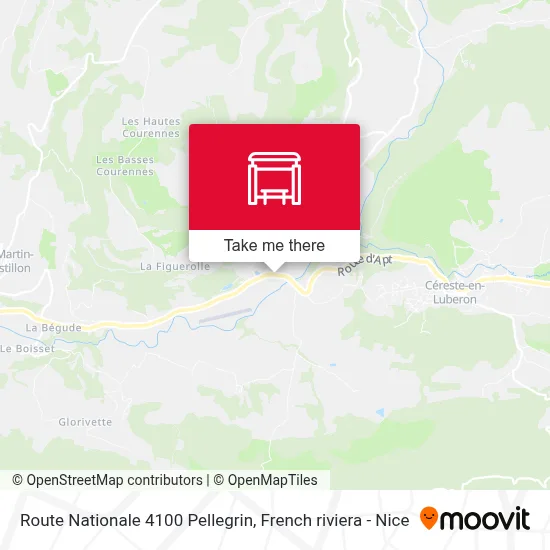 Route Nationale 4100 Pellegrin map