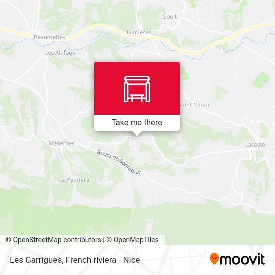 Les Garrigues map