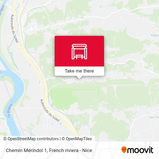 Chemin Mérindol 1 map