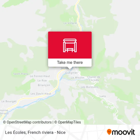 Les Écoles map