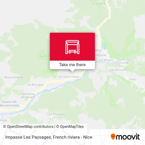 Impasse Les Paysages map