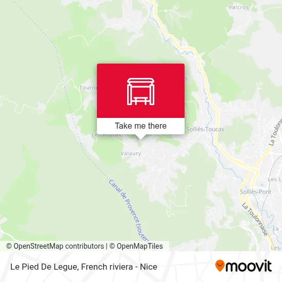 Le Pied De Legue map