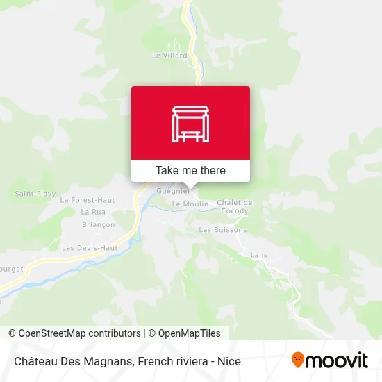 Château Des Magnans map