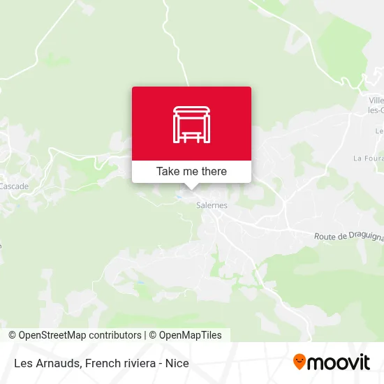 Les Arnauds map